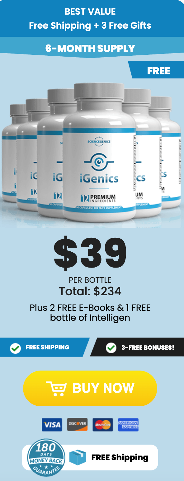 iGenics Buy 6 Bottles